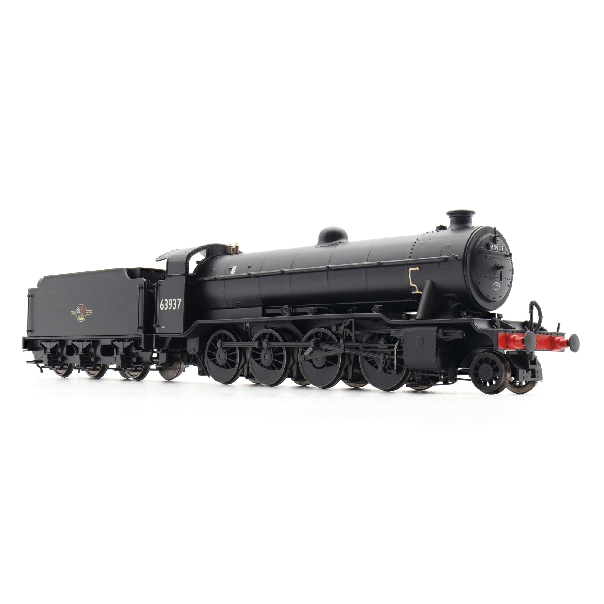 LNER O2/2 - BR Zwart (Late Crest) - 63937 - OO Schaal