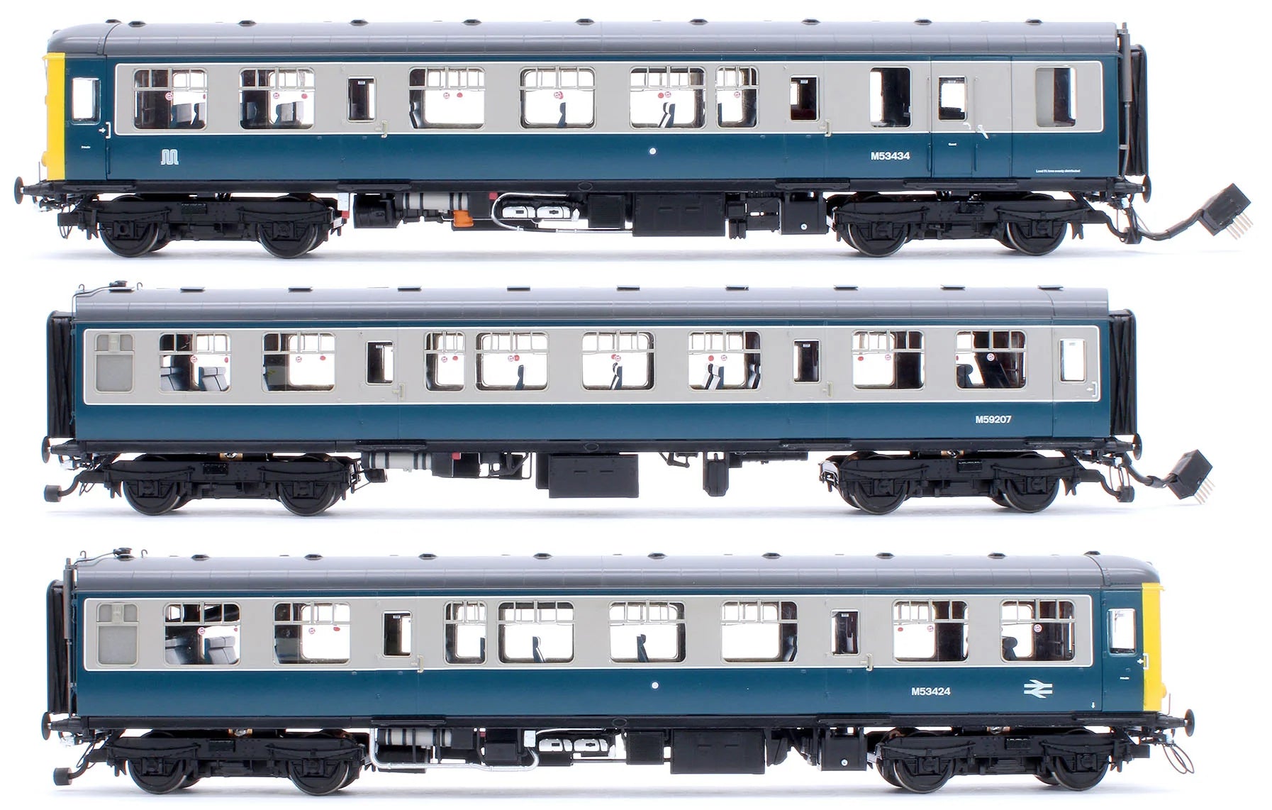 Klasse 104 - BR Blau/Grau - BX487 - M53434+M59207+M53424 - Spur OO