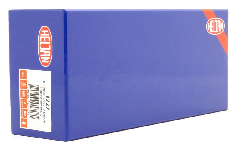 Klass 17 - BR Grön (hela gula ändar) - D8539 - OO-skala