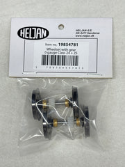 O Gauge Wheelset with Gear, suitable for Class 24 and 25
