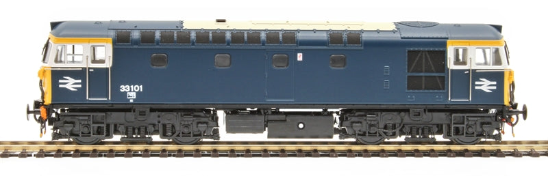 Class 33 - BR Blue - 33101 - OO Scale