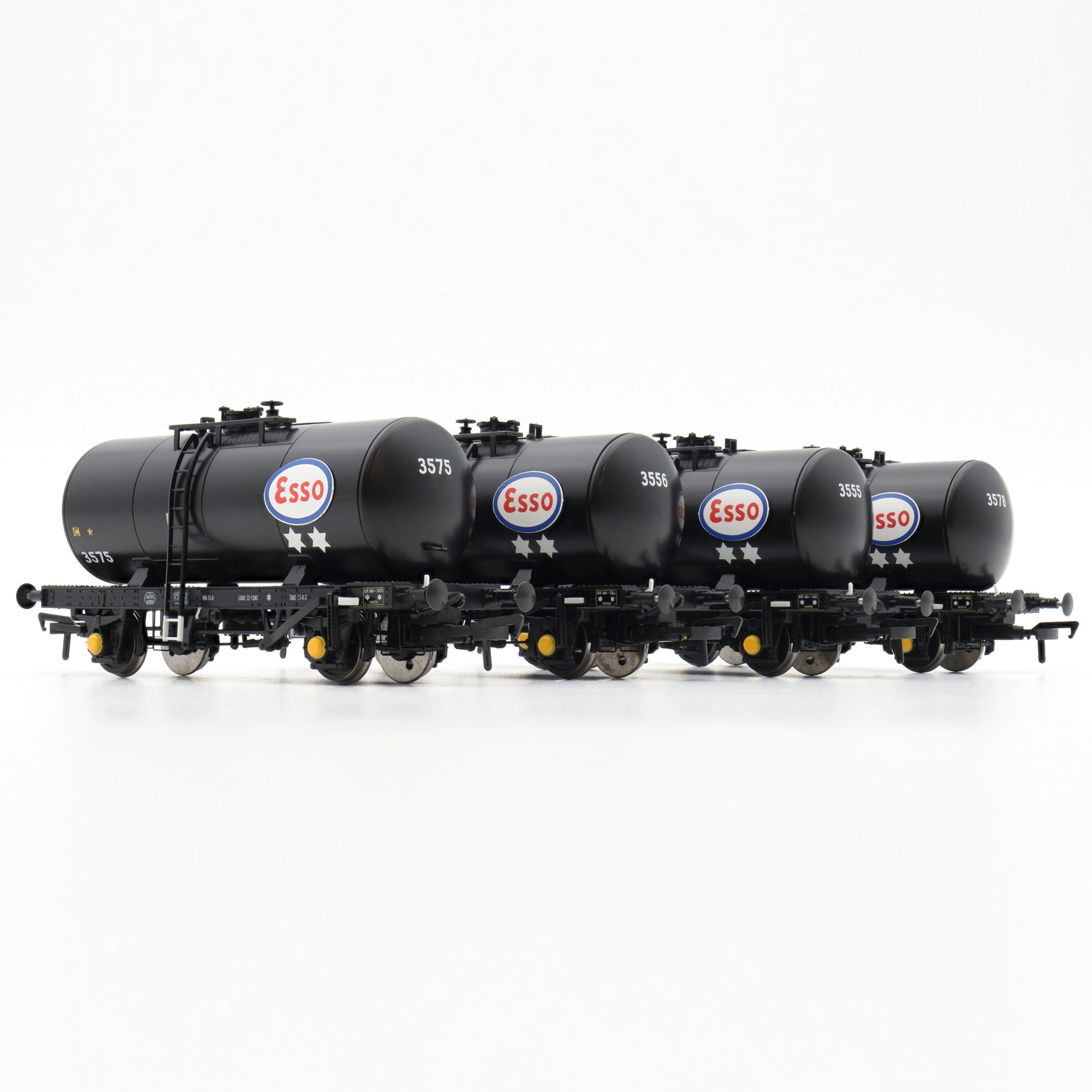 35T 'B' Tank - Esso (No Lettering)  - Pack 1 - OO Scale - Quad Pack