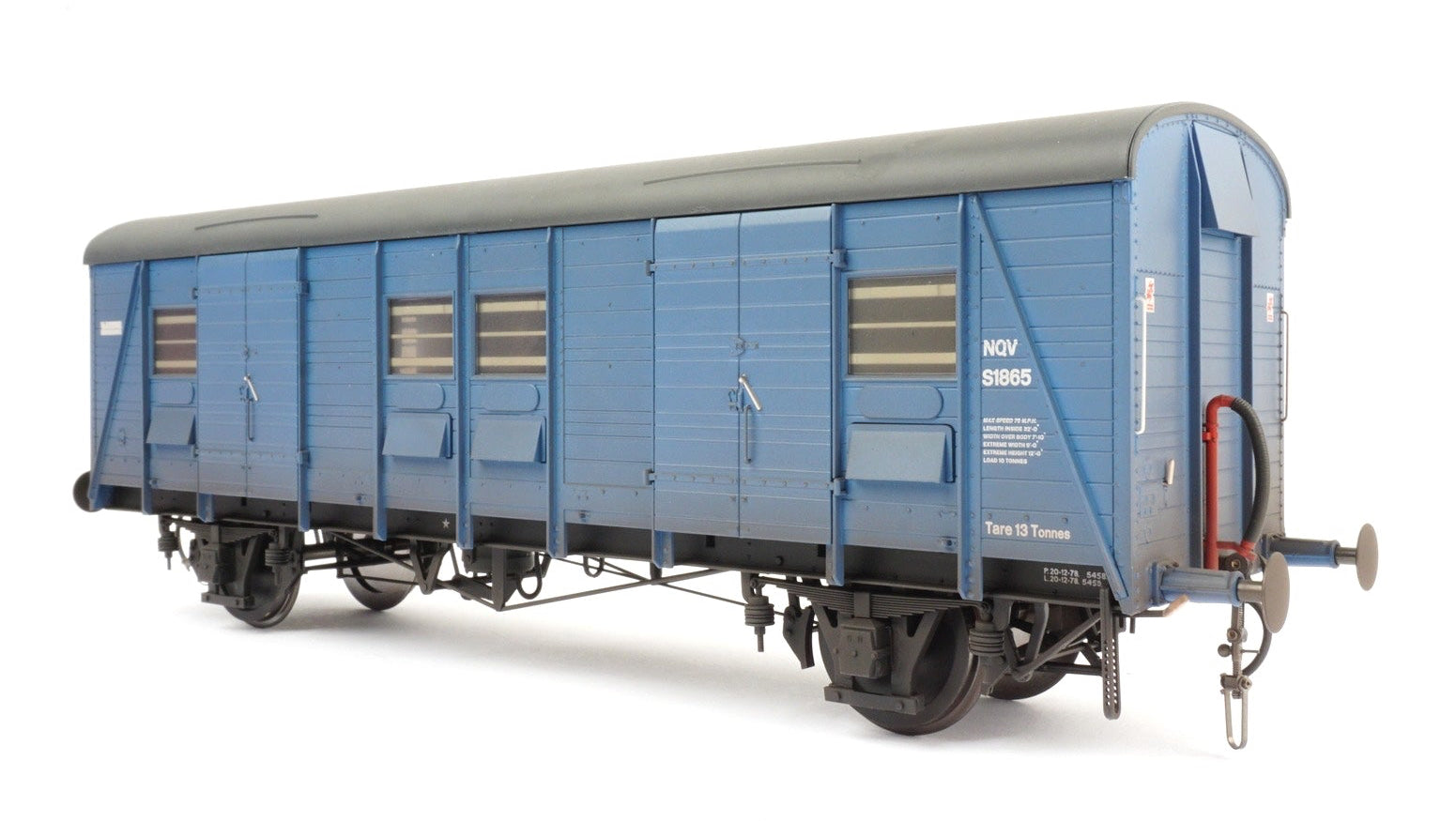 Southern PMV - BR Blue - S1865 - O Scale - Weathered