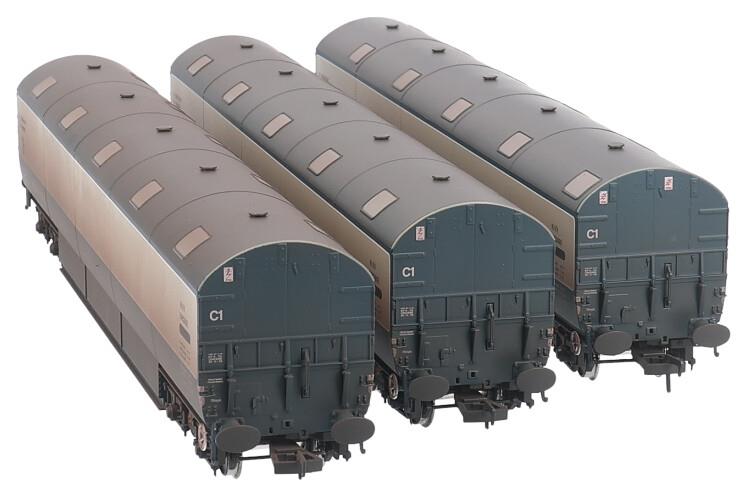 Newton Chambers - BR Blue/Grey - E96288/89E/93E - OO Scale - Triple Pack