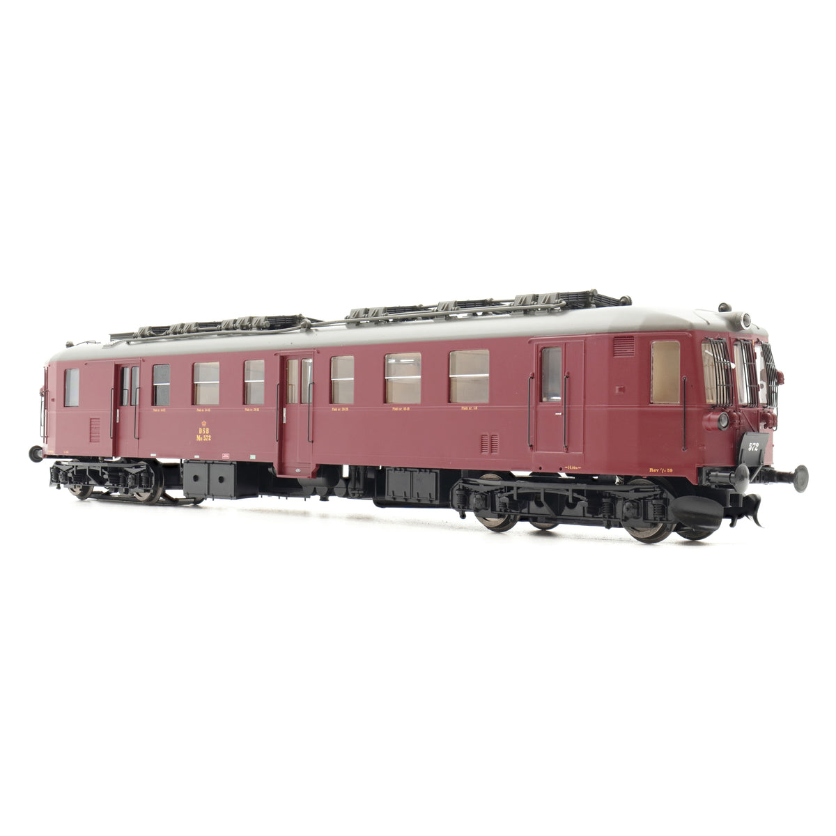 DSB MO - 4-akselinen - 572 - HO-mittakaava - DCC-äänellä varustettu (AC)