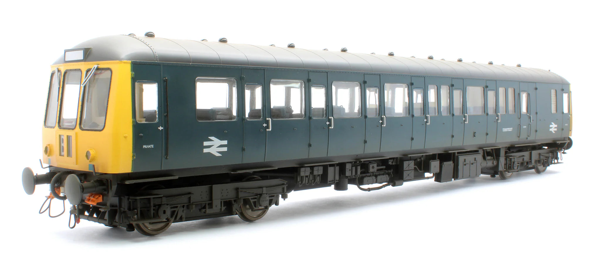 Class 122 - BR Blue - TDB975227 - O Scale - Weathered