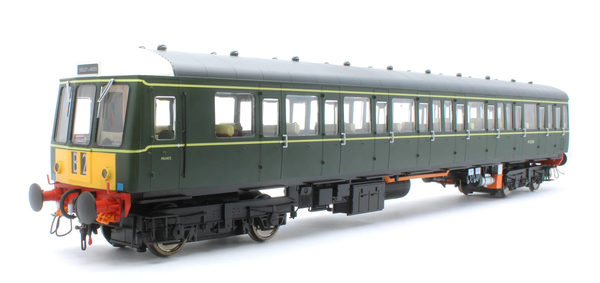 Class 150 - BR Green - W56296 - O Scale