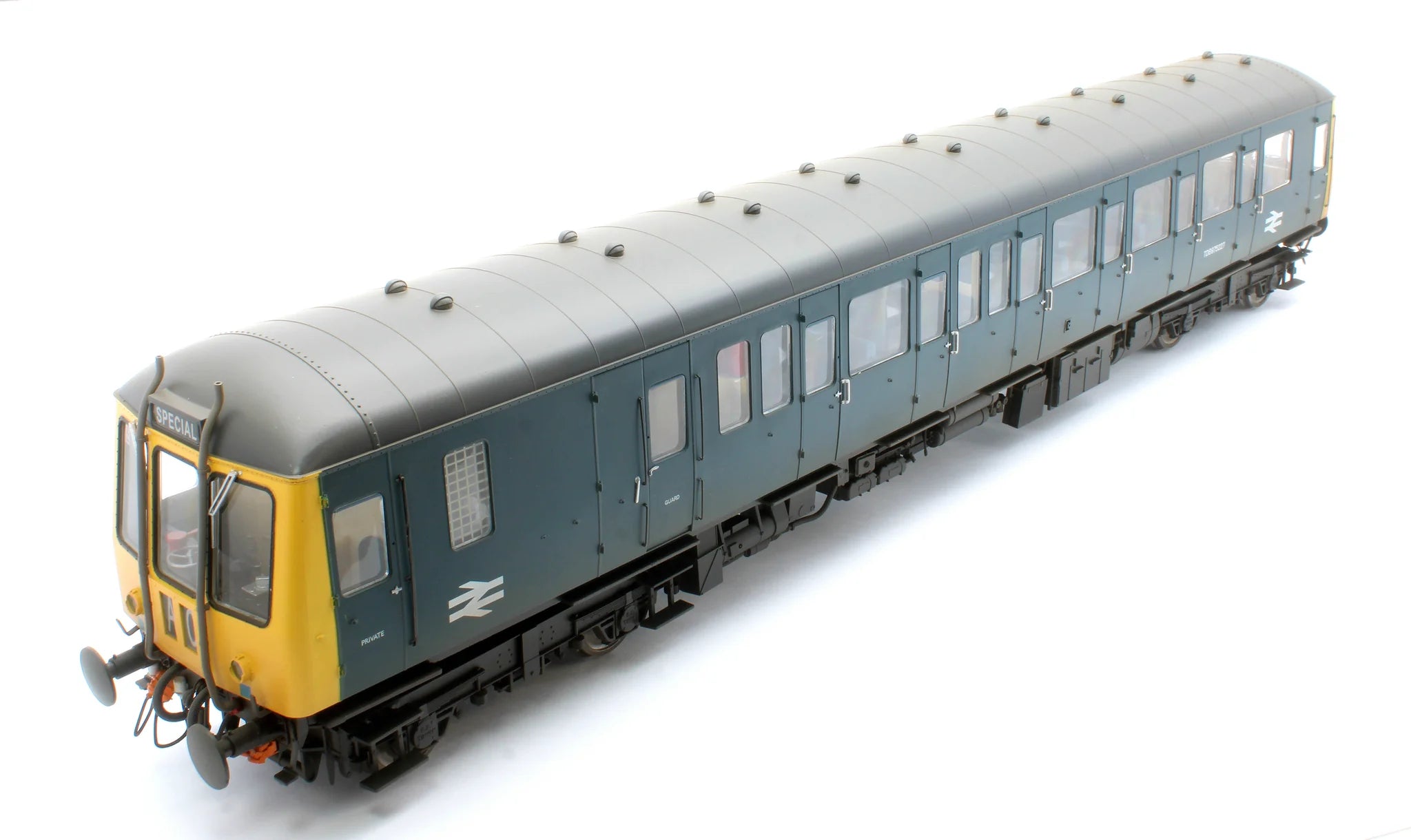 Class 122 - BR Blue - TDB975227 - O Scale - Weathered