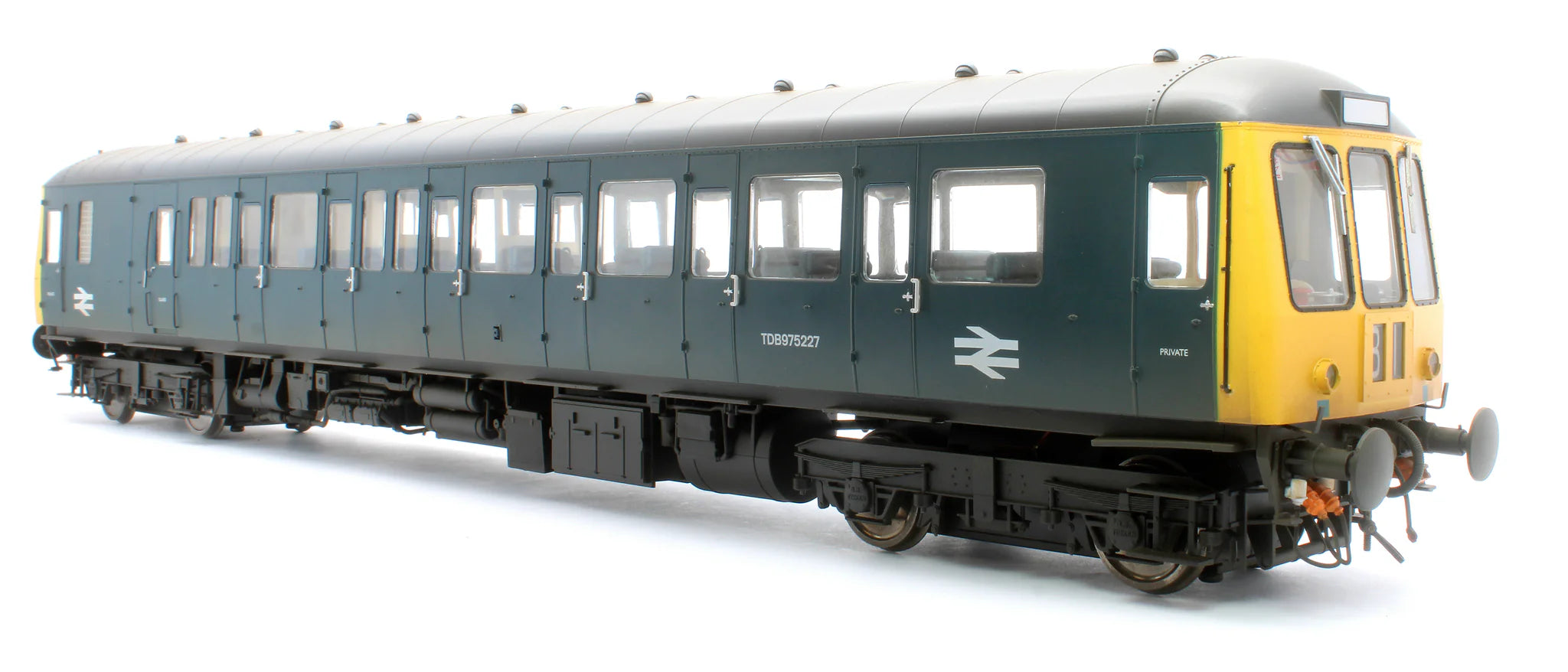 Class 122 - BR Blue - TDB975227 - O Scale - Weathered