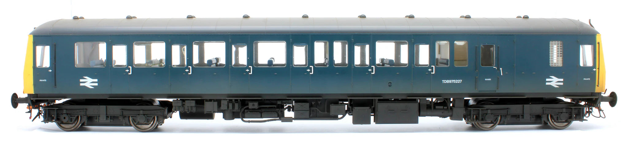 Class 122 - BR Blue - TDB975227 - O Scale - Weathered
