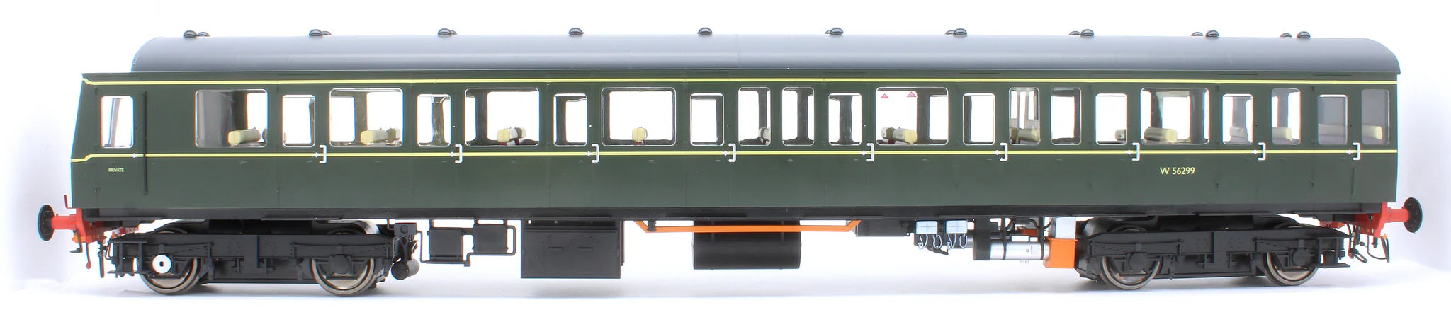 Classe 150 - Vert BR (Speed Whiskers) - W56299 - Échelle O