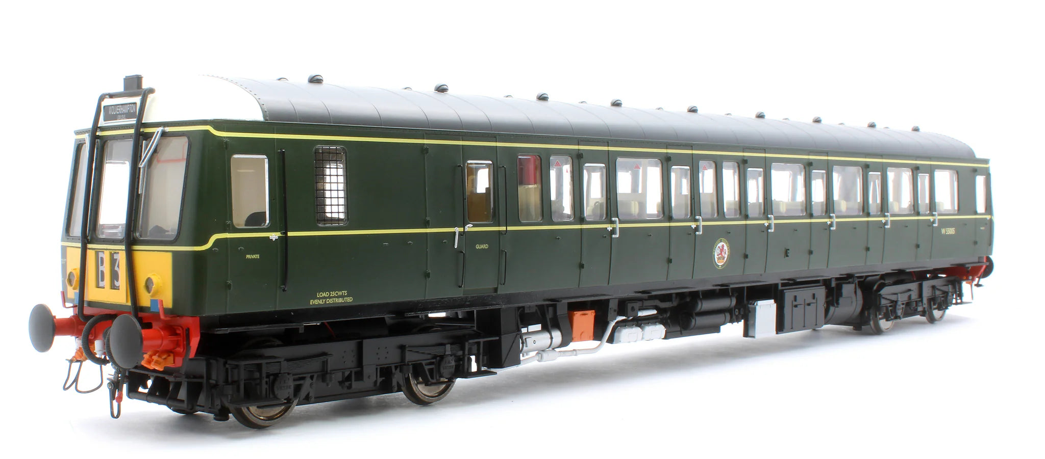 Class 122 - BR Green - W55005 - O Scale