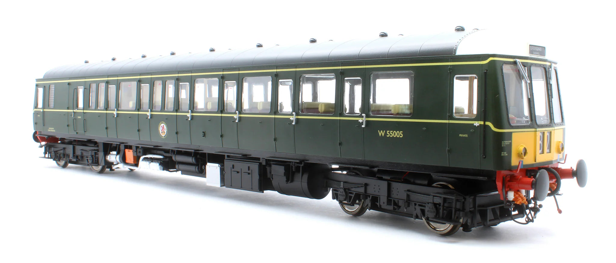 Class 122 - BR Green - W55005 - O Scale