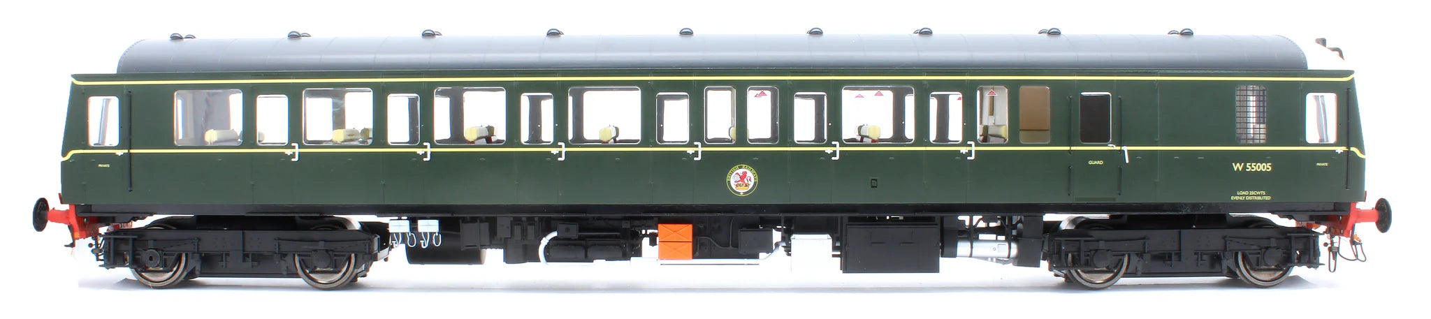 Class 122 - BR Green - W55005 - O Scale