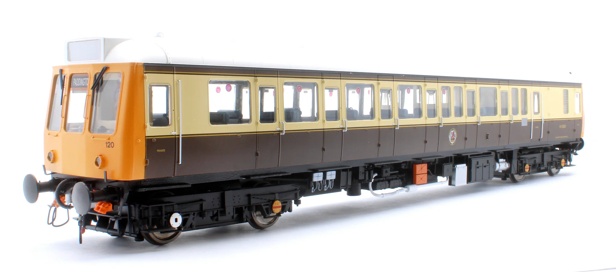 Class 121 - GWR Chocolate/Cream - W55020 - O Scale