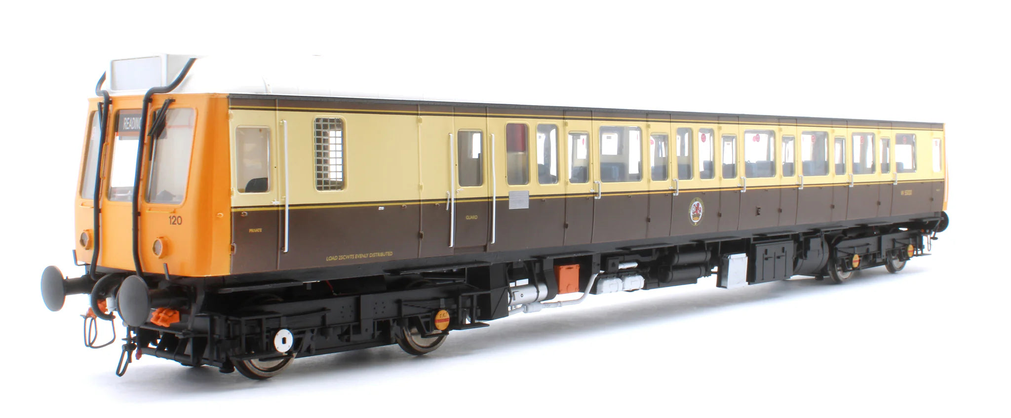 Class 121 - GWR Chocolate/Cream - W55020 - O Scale