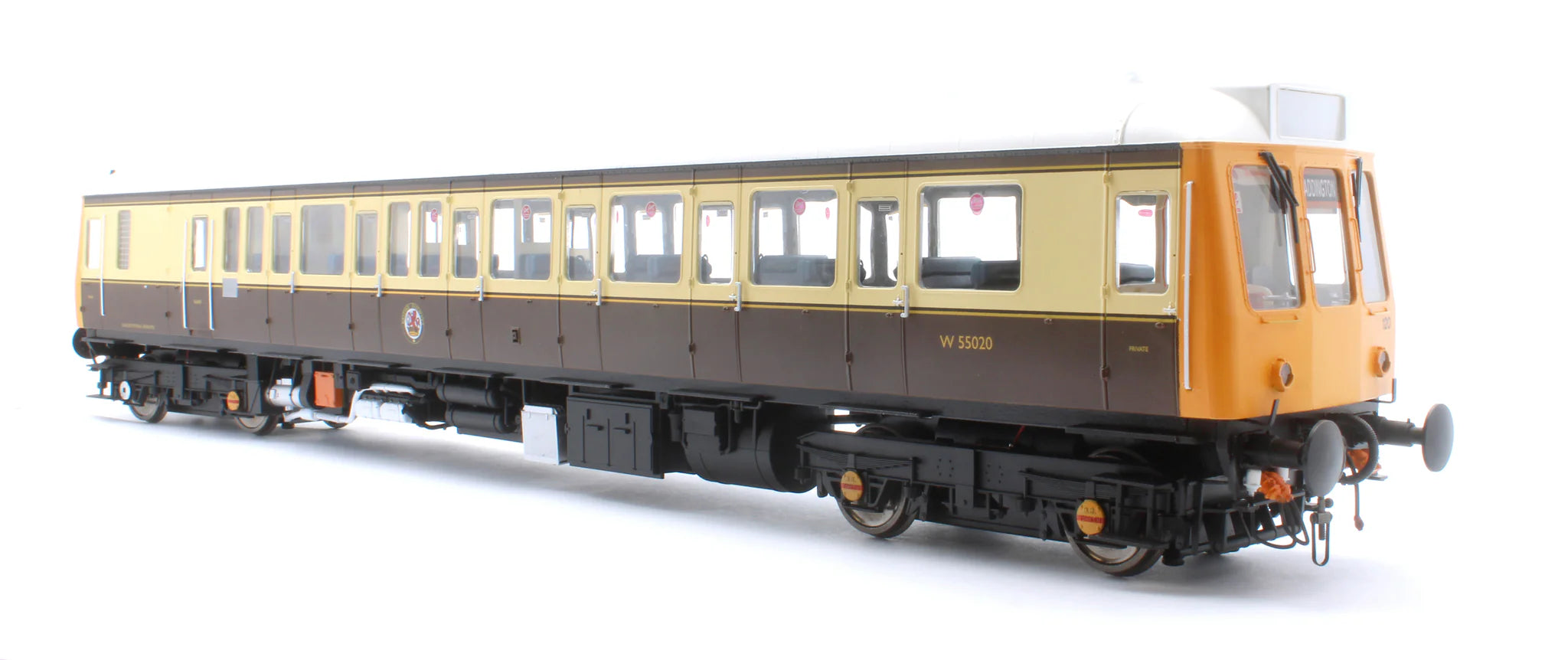 Class 121 - GWR Chocolate/Cream - W55020 - O Scale