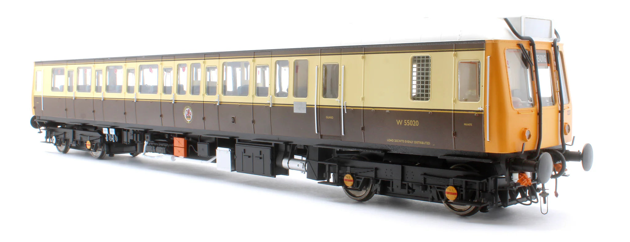 Class 121 - GWR Chocolate/Cream - W55020 - O Scale