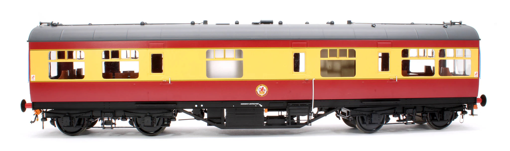 LMS Inspection Saloon - BR Crimson/Cream - Unnumbered - O Scale