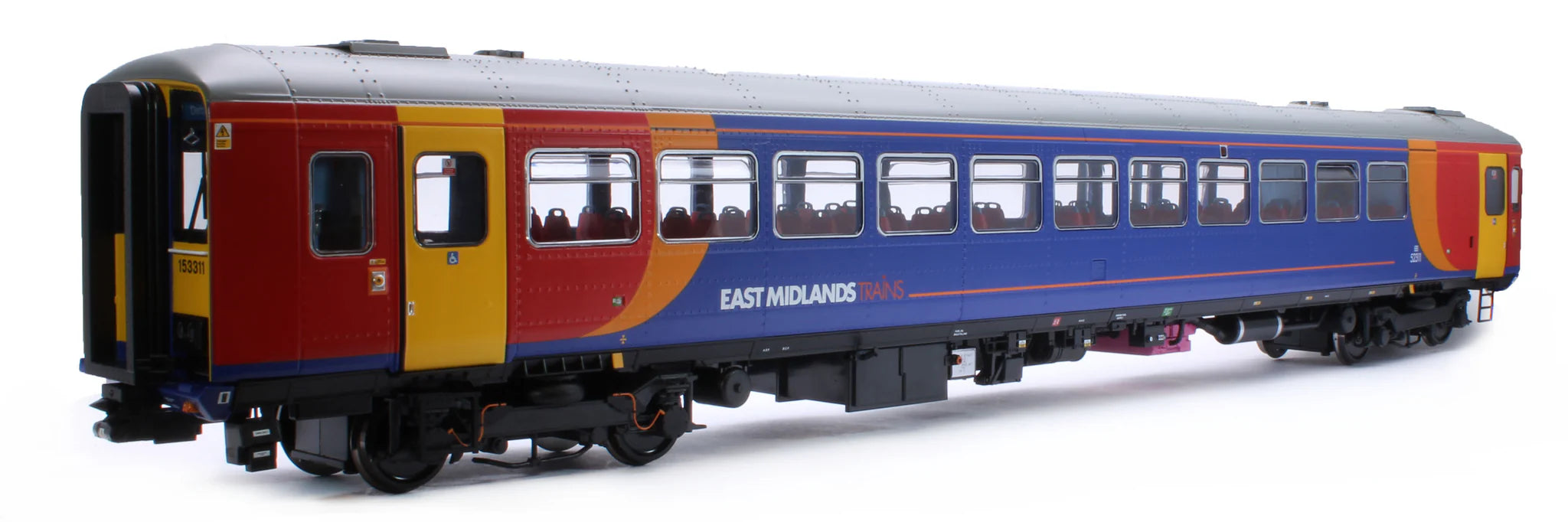 Class 153 - EMT Stagecoach - 153311 - O-schaal - DCC-geluid geïnstalleerd