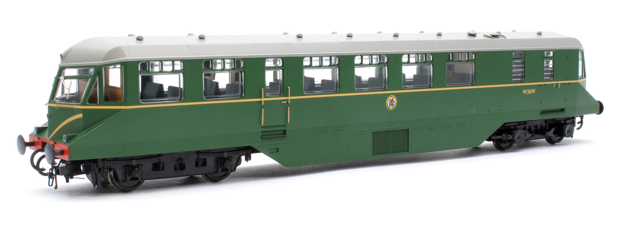 GWR AEC Railcar - BR Green - W26W - OO Scale