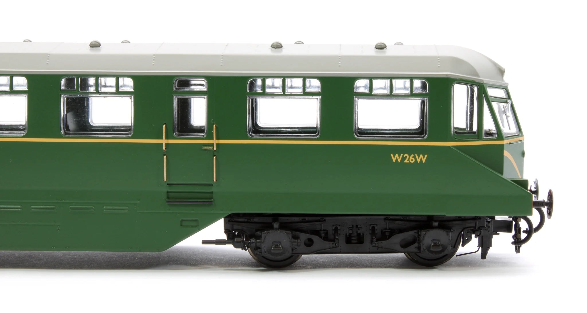 GWR AEC Railcar - BR Green - W26W - OO Scale