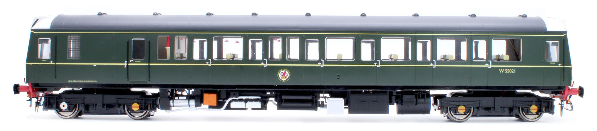 Class 121 - BR Green - W55021 - O Scale