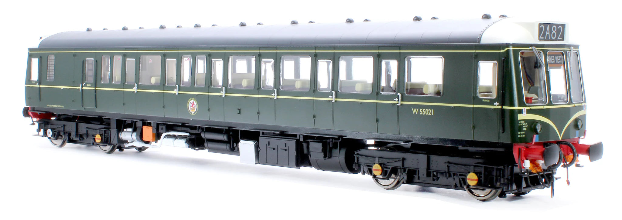 Class 121 - BR Green - W55021 - O Scale