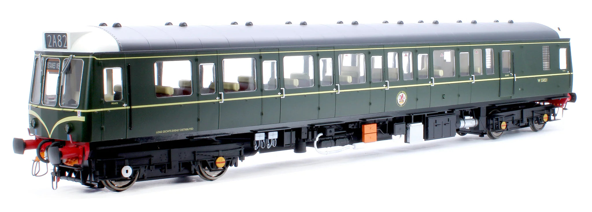 Class 121 - BR Green - W55021 - O Scale