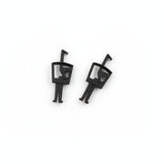 Tension Lock Couplings - Black - Pair - OO Scale