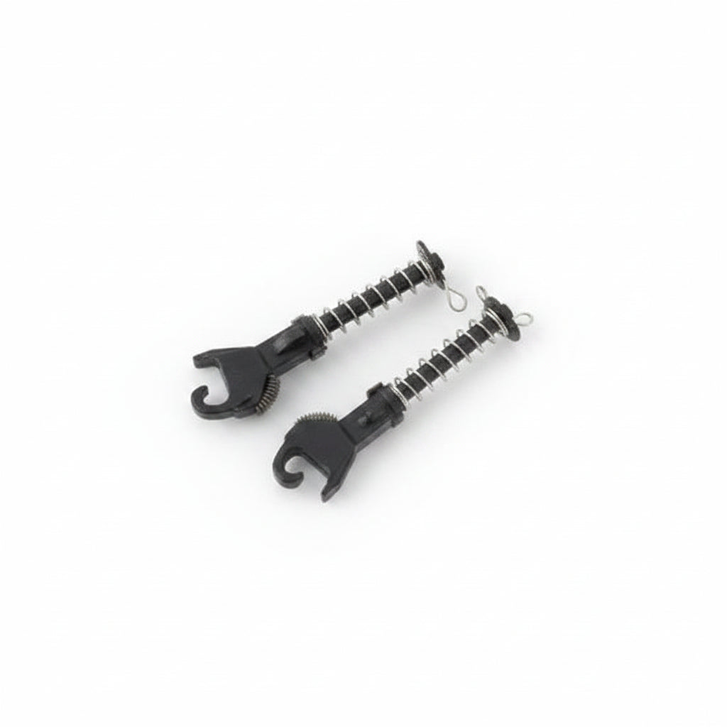 Heljan O gauge Buckeye Couplers in a clear plastic bag with a white paper header card, on a white background.