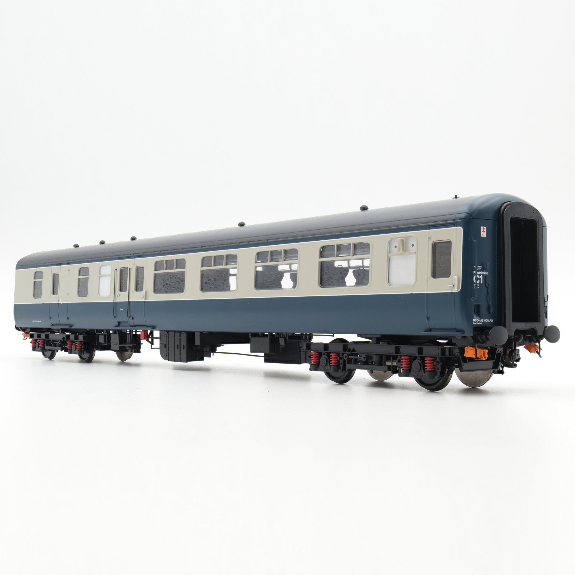 Mk.2 BSO - BR Blå/Grå - Uden nummer - O Skala