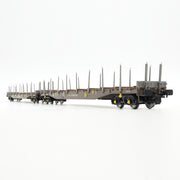 Cargowaggon Flat - RailAdventure - Pair - OO Scale- Twin Pack