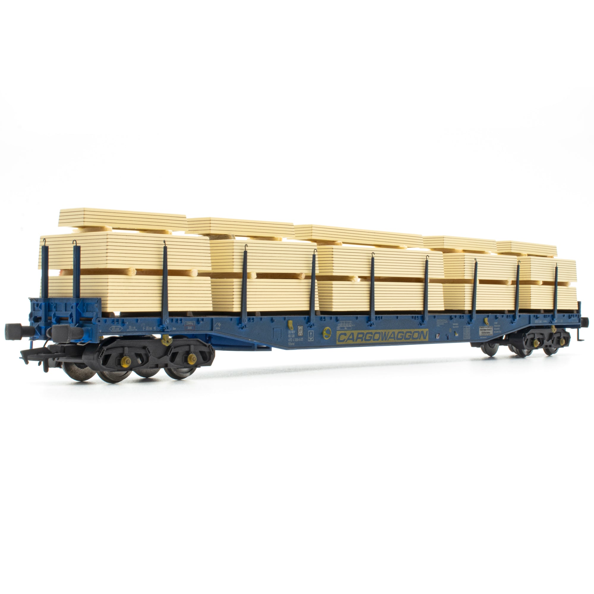 Cargowaggon Flat - Cargowaggon - 33 80 4734 320-5 - OO Scale - Weathered