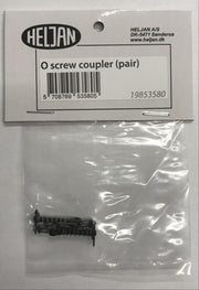 Screw Couplings - Black - Pair - O Scale