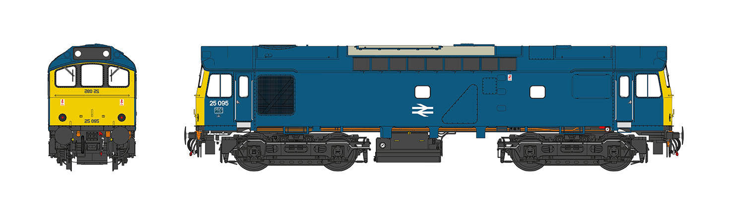 Class 25 - BR Blue - 25095 - O Scale