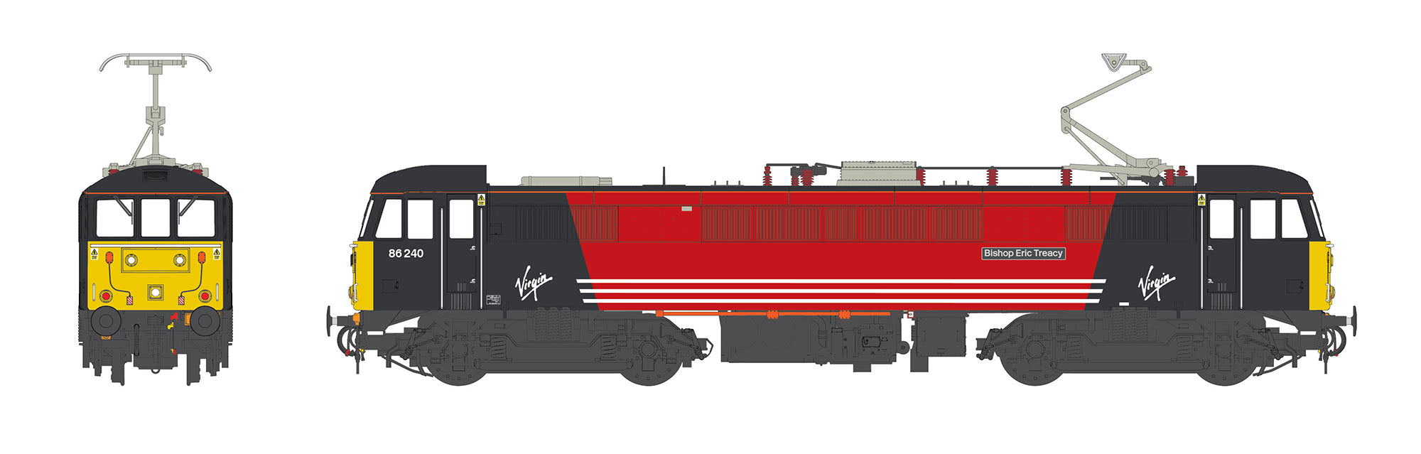 Class 86 - Virgin - 86240 - OO Scale