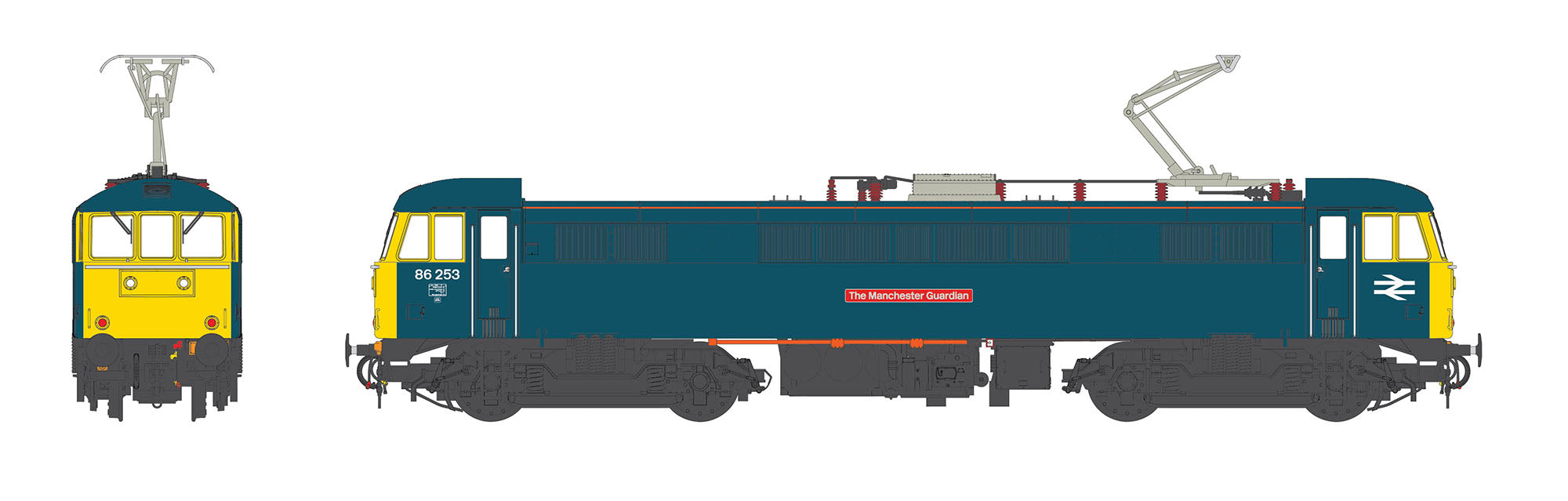 Class 86 - BR Blue - 86253 - OO Scale