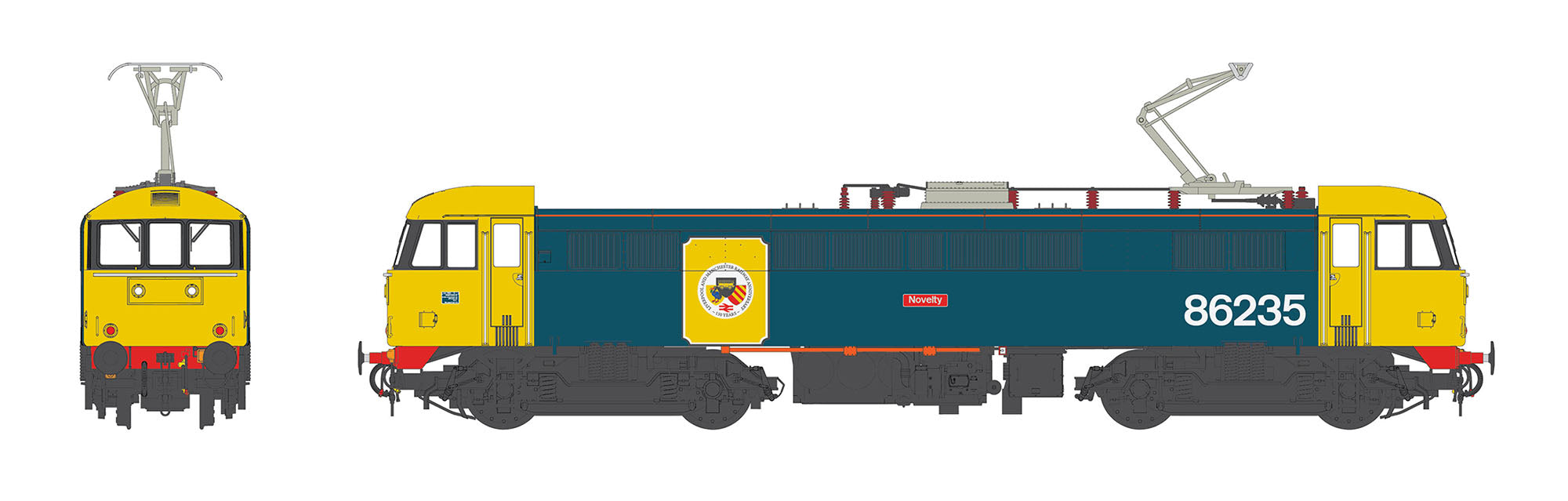 Class 86 - BR Blue (Rainhill) - 86235 - OO Scale