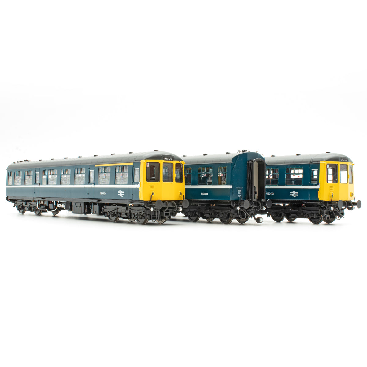Class 104 - BR Blue (White Stripe) - M50472+M59180+M50524 - OO Scale