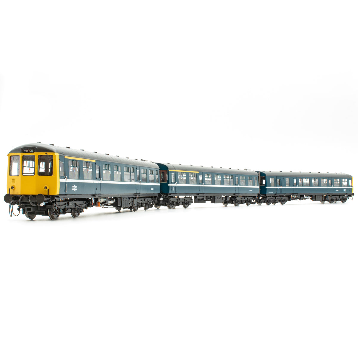 Class 104 - BR Blue (White Stripe) - M50472+M59180+M50524 - OO Scale